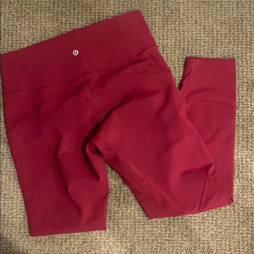 Lululemon Pink/Red Leggings